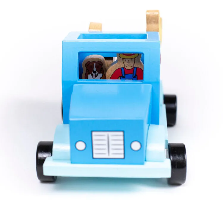 Wooden Magnetic Farm Truck